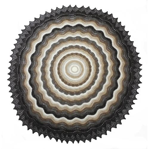 Circular Shaded Shawl Heritage Pattern